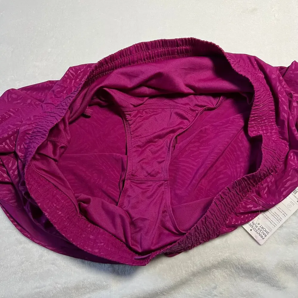 Athleta Printed Mesh Racer Run Shorts Size 3X NEW Gym Workout Exercise Active - Picture 9 of 14